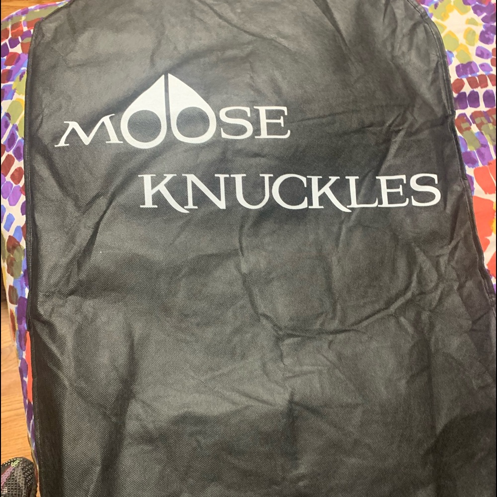 Womens black Moose Knuckle parka
